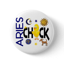 Aries Chick 1 Pinback Button