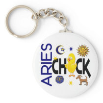 Aries Chick 1 Key Chain