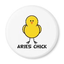 Aries Chick Magnets