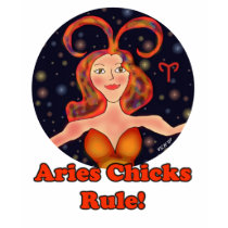 Aries Chicks Rule! t-shirts by Victoreeah Aries Chicks Rule! t-shirts