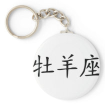 Aries - chinese keychain