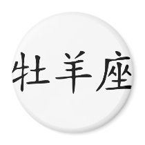 Aries - chinese magnets