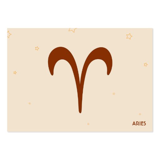 Aries - Chubby Business Card Templates (back side)