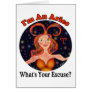 Aries Excuse Zodiac Chick Cards
