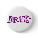 Aries Flowers buttons