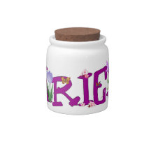 Aries Flowers Candy Jar
