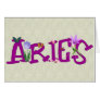 Aries Flowers Cards