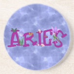 Aries Flowers Coasters