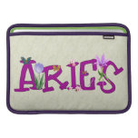 Aries Flowers Macbook Sleeve