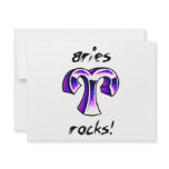 Aries Horoscope Design! Personalized Invites