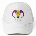Aries illustrated ram graphic design Hat by eyecontact Aries illustrated ram graphic design Hat