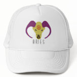 Aries illustrated ram graphic design Hat