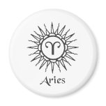 Aries Refrigerator Magnet