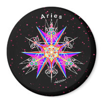Aries Fridge Magnet