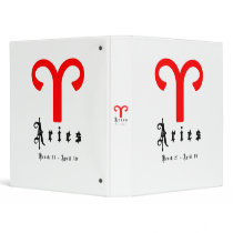 Aries, march 21 -april 19 binders by ab_photodesigner Aries, march 21 -april 19 binders