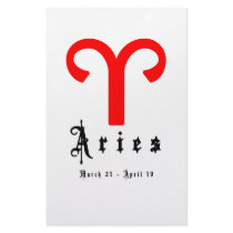 Aries, March 21 - April 19 stationery by ab_photodesigner Aries, March 21 - April 19 stationery