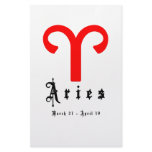 Aries, March 21 - April 19 Stationery