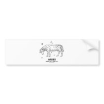 Aries (March 21st - April 19th) Bumper Sticker