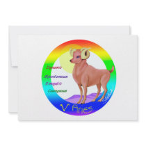 ARIES March - April Custom Invites