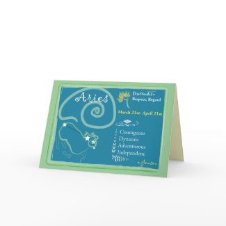 Aries Birthday Card