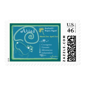Aries Postage Stamp
