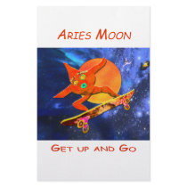 Aries Moon Stationery