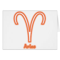 Aries Neon cards