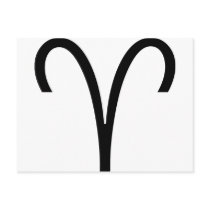 Aries Postcard
