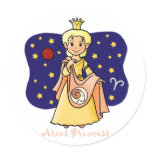 Aries Princess Stickers
