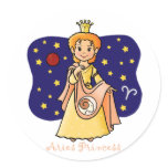 Aries Princess Sticker