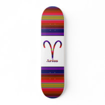 Aries Psychedelic Custom Skateboard