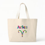 Aries Rainbow Canvas Bag
