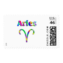 Aries Rainbow Stamp