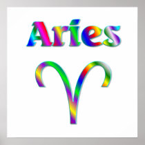 Aries Rainbow Print