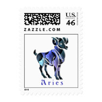 Aries Ram Postage Stamp