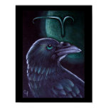 ARIES RAVEN CROW Poster 11" X 14" with Border ARIES RAVEN CROW Poster 11" X 14" with Border