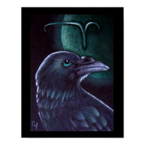 ARIES RAVEN CROW Poster 11" X 14" with Border posters