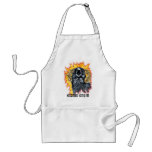 Aries Raven watercolor aprons