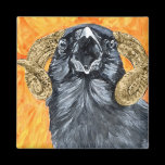 Aries Raven watercolor magnets