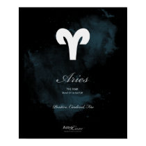 Aries Reverse posters by AstroLuxe Aries Reverse posters