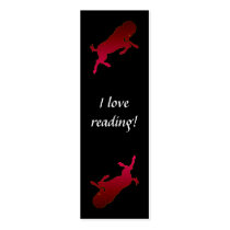 Aries Silhouette Bookmark Cards business cards