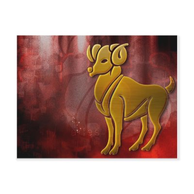 aries starsign post cards by adamthechef