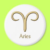 Aries symbol magnets