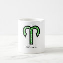 Aries Symbol (style 1_green) mug