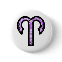 Aries Symbol (style 1_purple) button