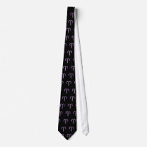 Aries Symbol (style 1_purple) tie