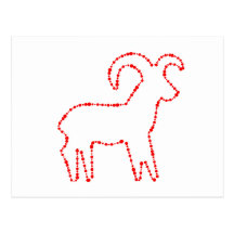 aries tarjeta postal