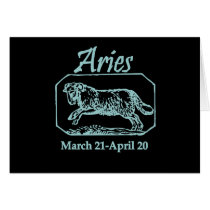 Aries Teal cards