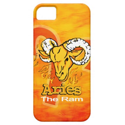 Aries The Ram zodiac fire iphone 5 case