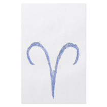 Aries. Zodiac Astrology Sign. Full Color Flyer